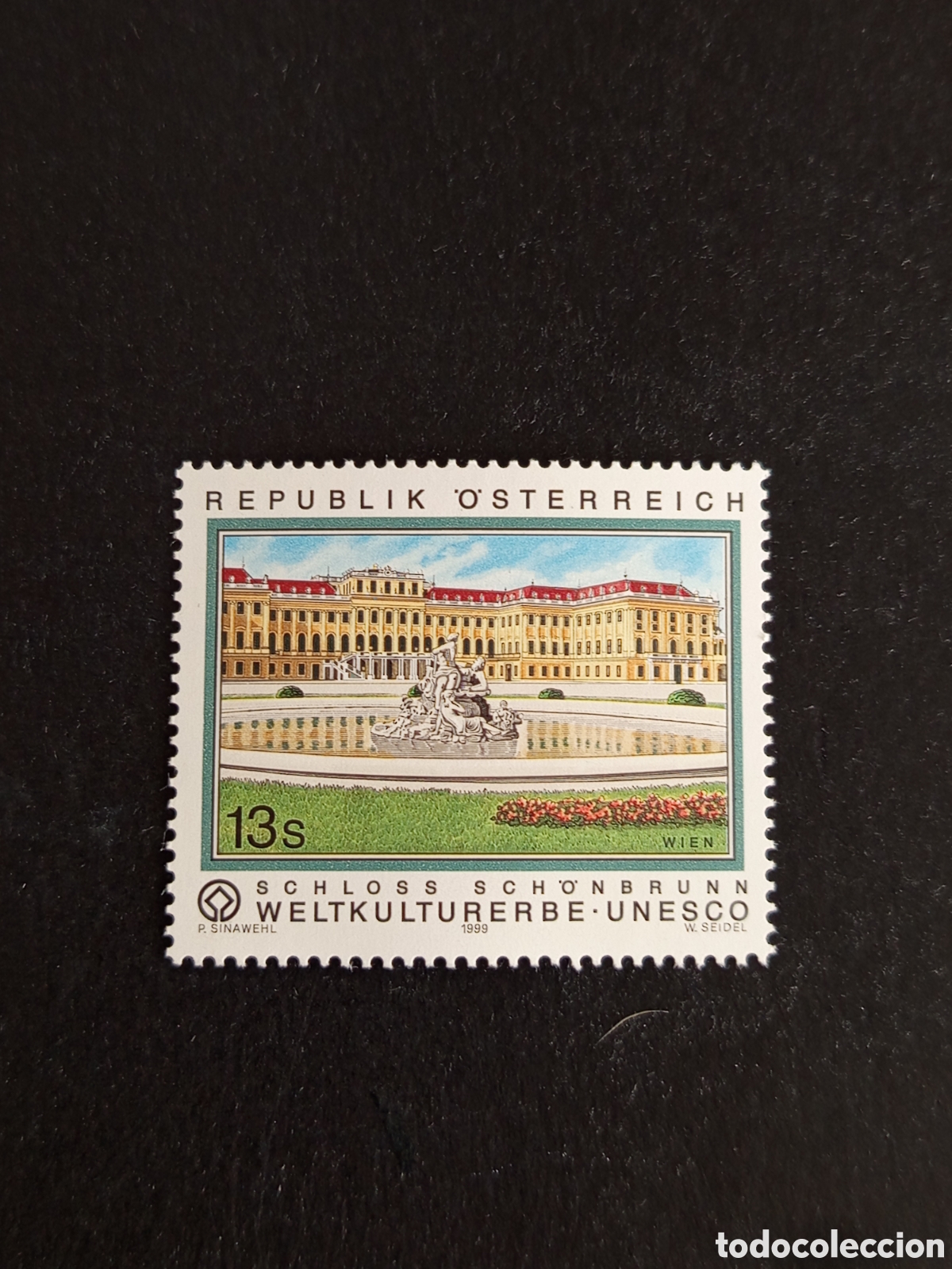 Sellos: AUSTRIA, 1999. Palacio de Sch&ouml;nbrun. Patrimonio Mundial. Pedido m&iacute;nimo 3 &euro;. Ver fotos.