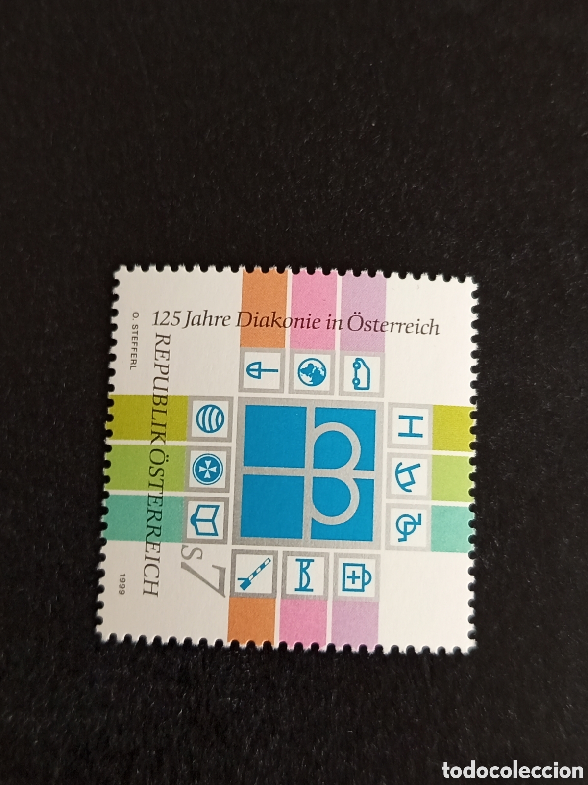 Stamps: AUSTRIA, 1999. Servicio de Bienestar Social. Pedido m&iacute;nimo 3 &euro;. Ver fotos. Sello sin circular