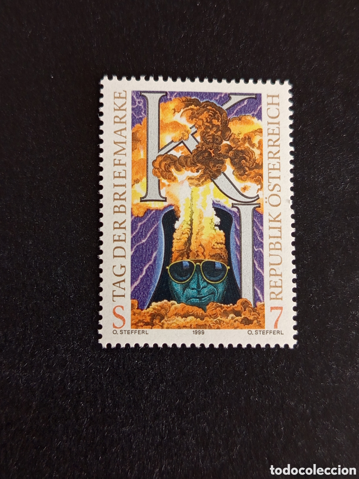 Sellos: AUSTRIA, 1999. D&iacute;a del Sello. Letras K y I . Pedido m&iacute;nimo 3 &euro;. Ver fotos . Sello sin circular