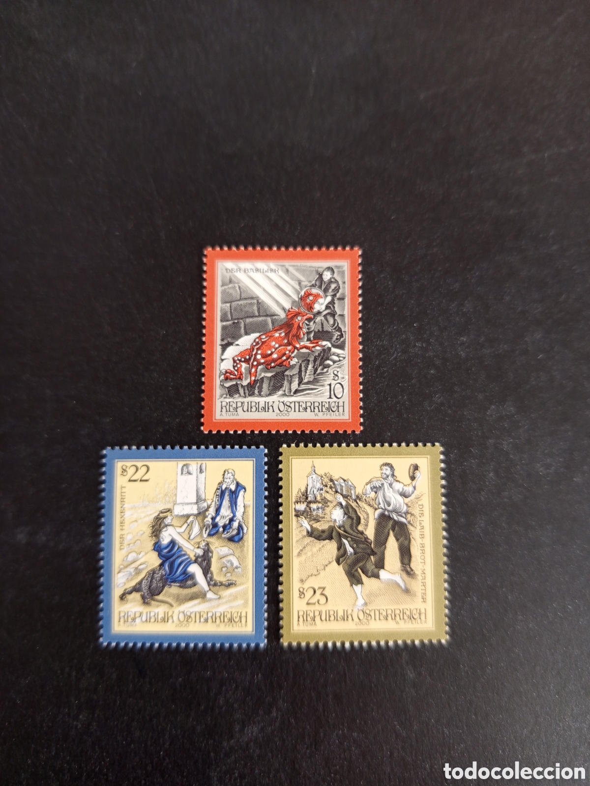 Sellos: AUSTRIA, 2000. Historias y Leyendas. Pedido m&iacute;nimo 3 &euro;. Ver fotos. Sellos sin circular, sin charnela