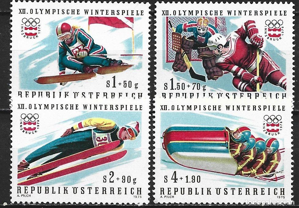 Sellos: AUSTRIA YVERT NUM. 1308/1311 ** SERIE COMPLETA SIN FIJASELLOS
