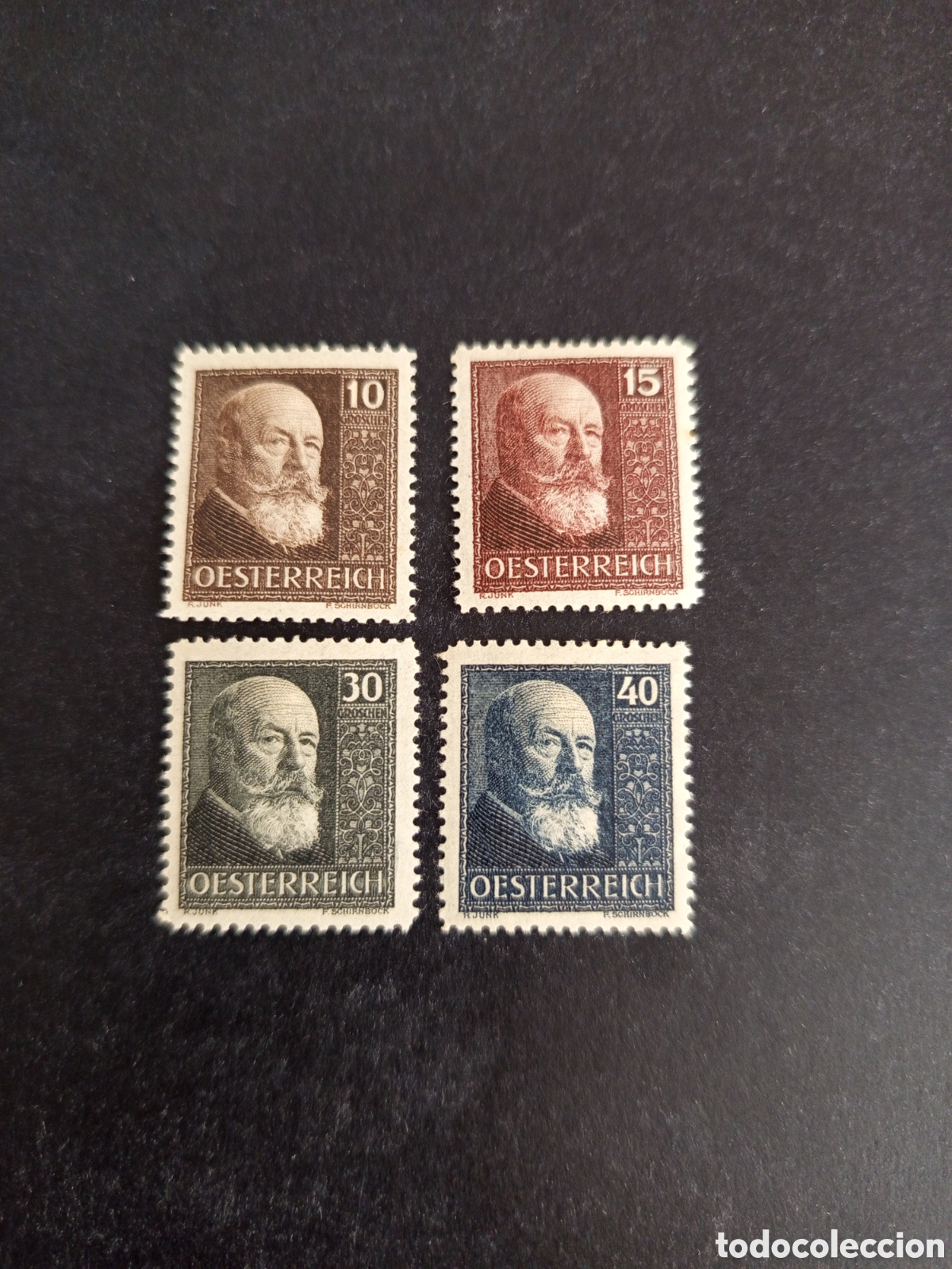 Sellos: AUSTRIA 1928. Presidente Hainisch. Yvert 374/7. Pedido m&iacute;nimo 3 &euro;. Ver fotos. Serie completa.