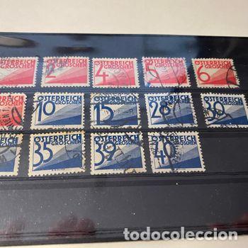 Sellos: 1925-1934 AUSTRIA SELLOS DE TAXE RESTO DE SERIE 14 VALORES PARA COMPLETAR COLECCION