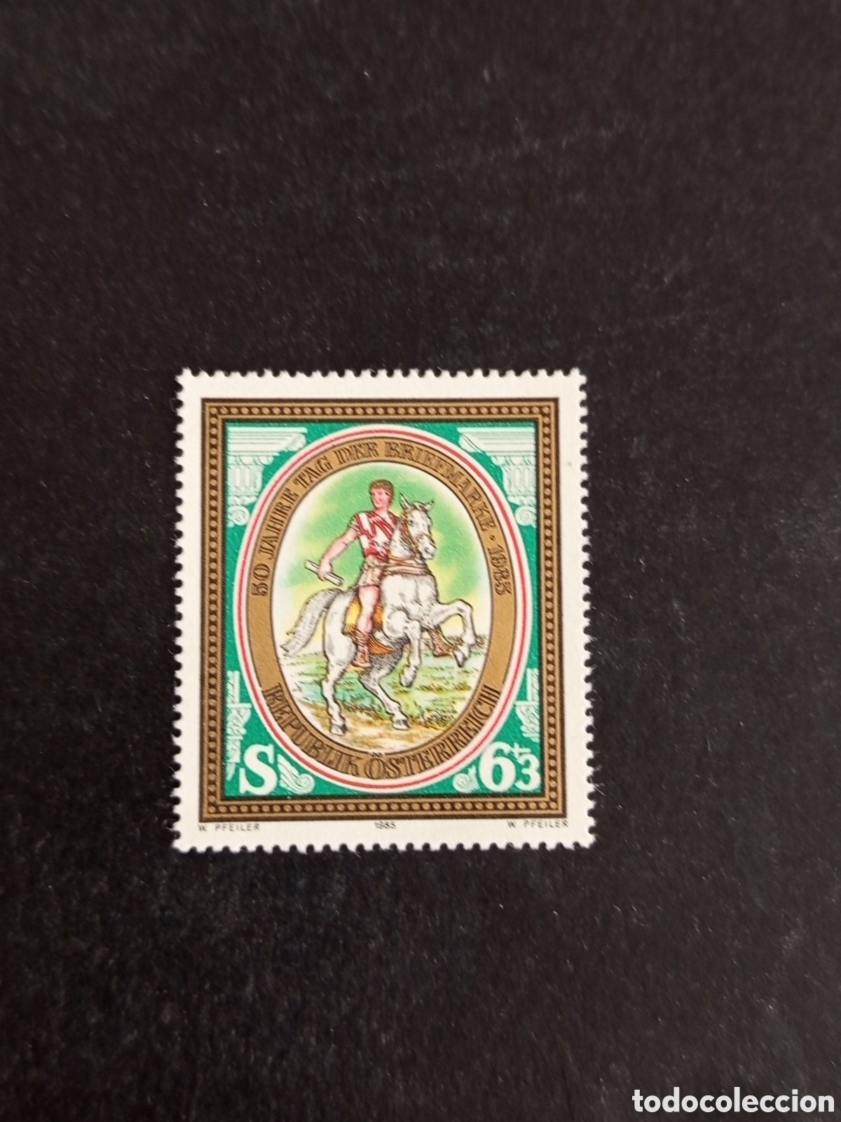 Sellos: AUSTRIA, 1985. D&Iacute;A DEL SELLO. CORREO ROMANO A CABALLO. YVERT 1660. PEDIDO M&Iacute;NIMO 3 &euro;. VER FOTOS.