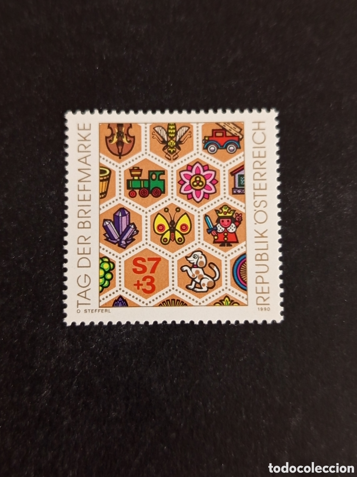 Sellos: AUSTRIA, 1990. D&Iacute;A DEL SELLO. MOTIVOS DIVERSOS. YVERT 1819. PEDIDO M&Iacute;NIMO 3 &euro;. VER FOTOS.