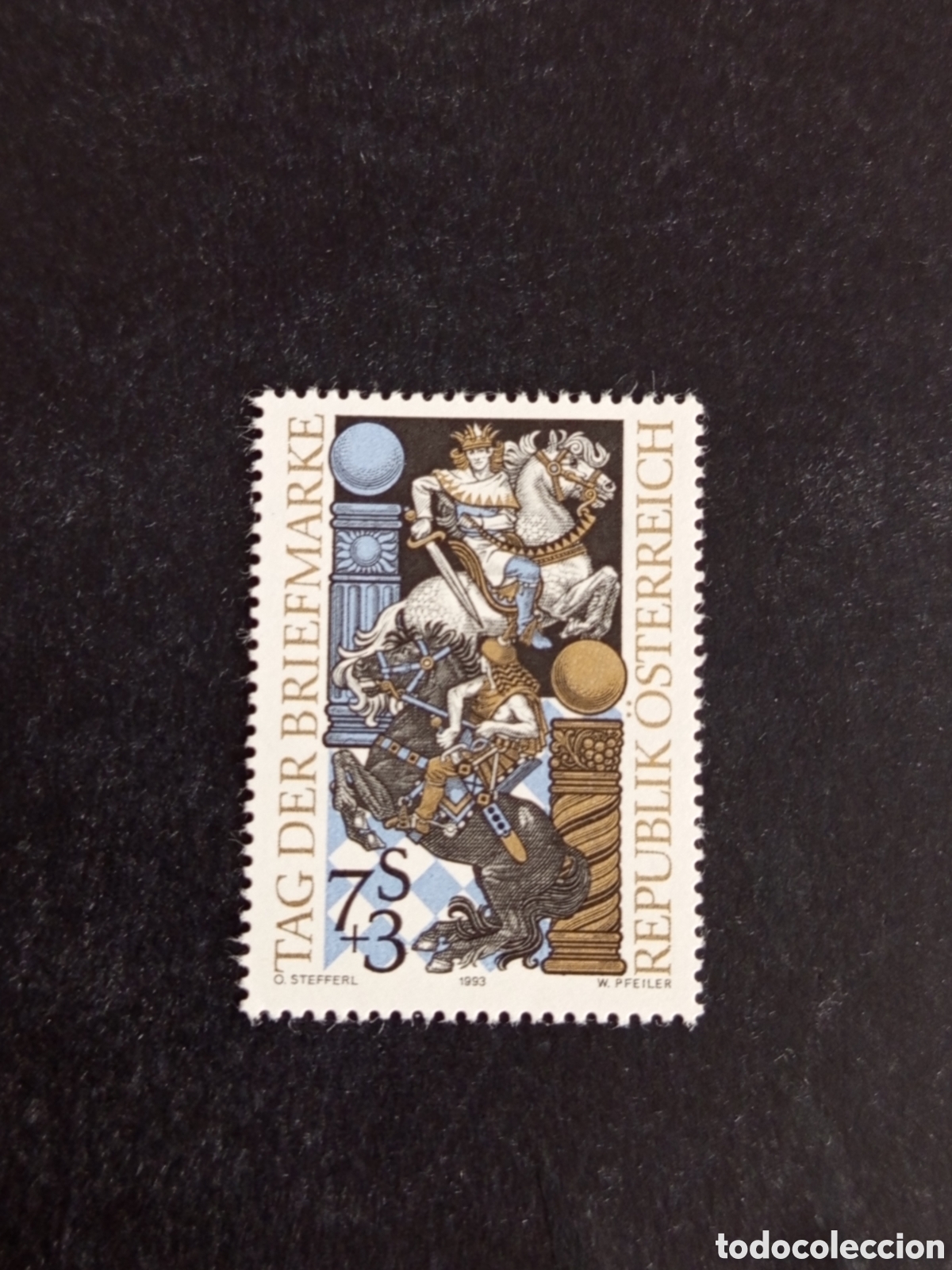 Sellos: AUSTRIA, 1993. D&Iacute;A DEL SELLO. LETRAS I. YVERT 1926. PEDIDO M&Iacute;NIMO 3 &euro;. VER FOTOS.