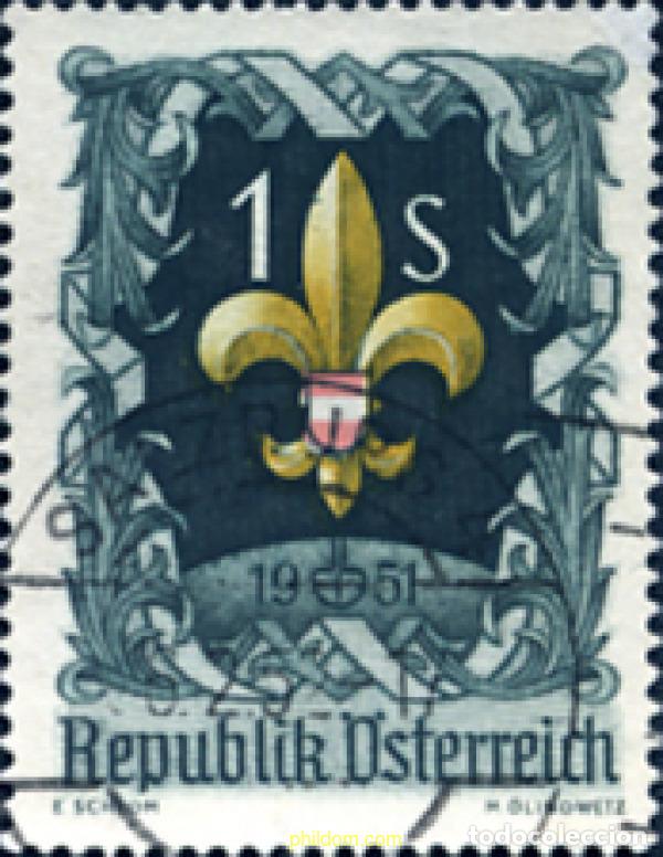 Sellos: 273567 USED AUSTRIA 1951 7 JAMBOREE MUNDIAL EN BAD ISCHL