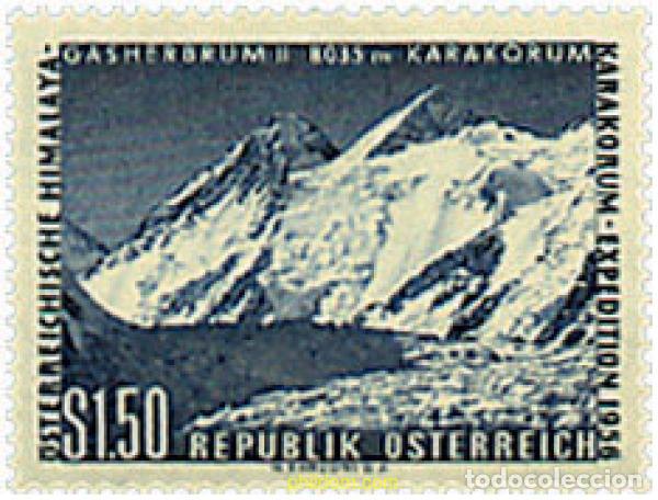 Sellos: 68576 MNH AUSTRIA 1957 EXPEDICION AUSTRIACA AL HIMALAYA