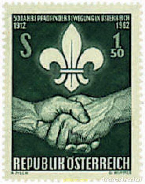 Sellos: 37922 MNH AUSTRIA 1962 50 ANIVERSARIO DEL ESCULTISMO NACIONAL