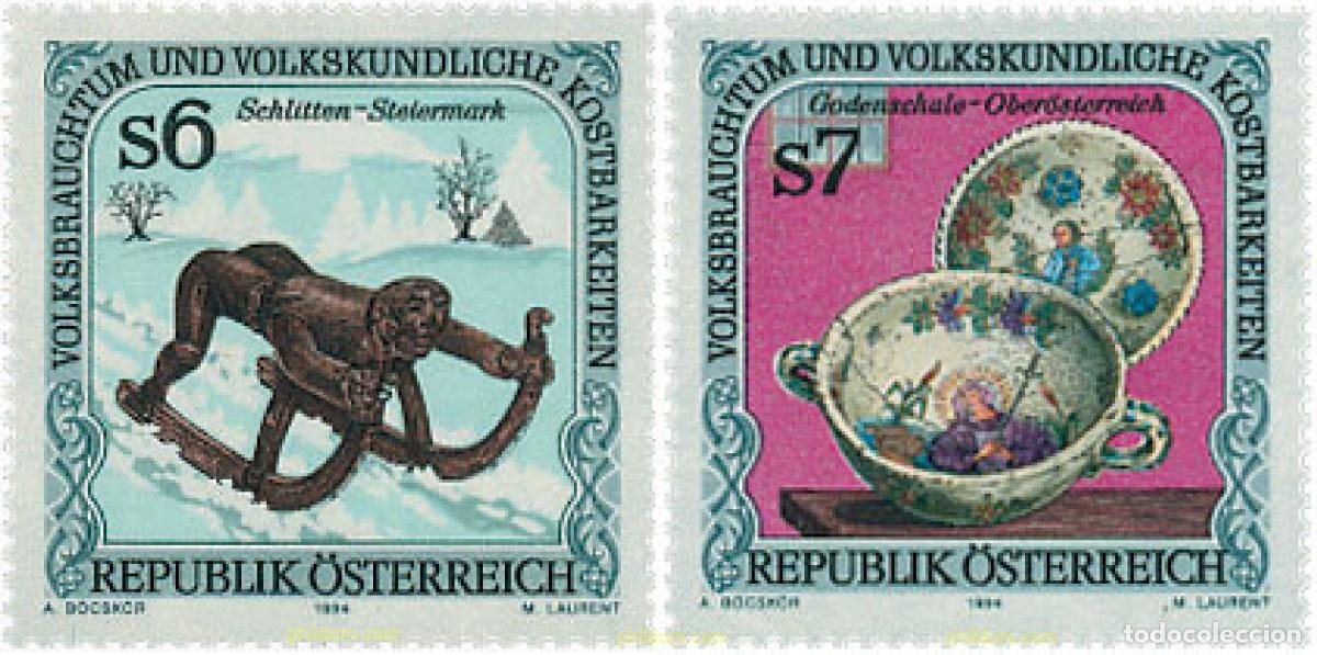 Sellos: 287221 MNH AUSTRIA 1994 USOS Y COSTUMBRES POPULARES