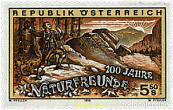 Sellos: 69236 MNH AUSTRIA 1995 CENTENARIO DE LA ASOCIACION AUSTRIACA DE AMIGOS DE LA NATURALEZA