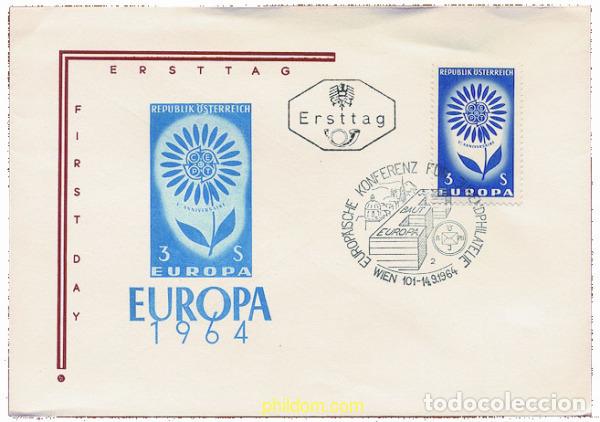 Sellos: 22899 MNH AUSTRIA 1964 EUROPA CEPT. MARGARITA CON 22 PETALOS