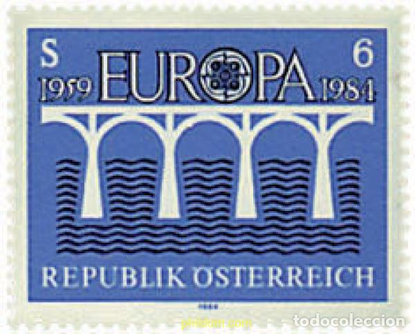 Sellos: 62555 MNH AUSTRIA 1984 EUROPA CEPT. 25 ANIVERSARIO DE LA CEPT