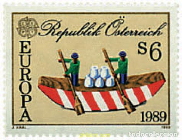Sellos: 62716 MNH AUSTRIA 1989 EUROPA CEPT. JUEGOS INFANTILES