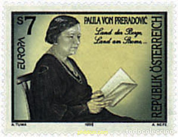Sellos: 62987 MNH AUSTRIA 1996 EUROPA CEPT. MUJERES CELEBRES