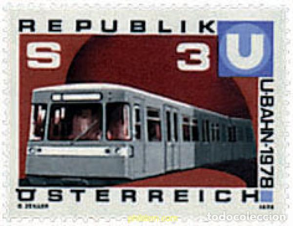 Sellos: 57302 MNH AUSTRIA 1978 INAUGURACION DEL METRO DE VIENA