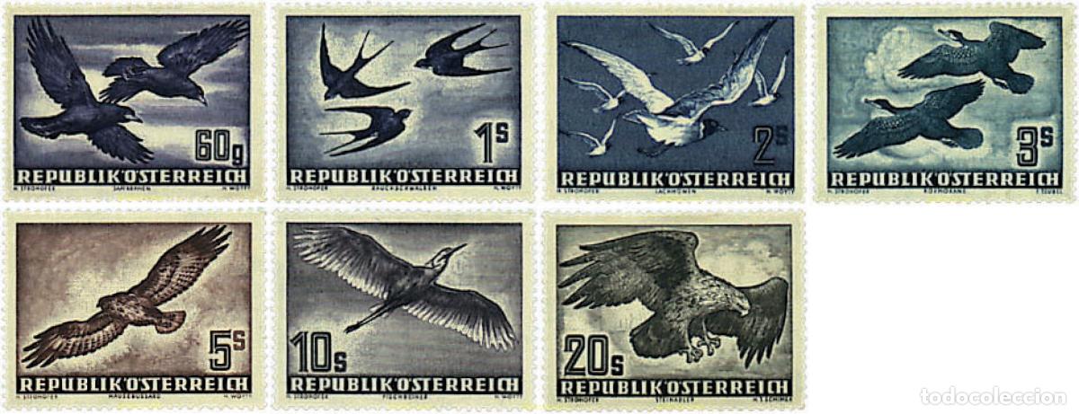 Sellos: 639739 HINGED AUSTRIA 1953 AVES