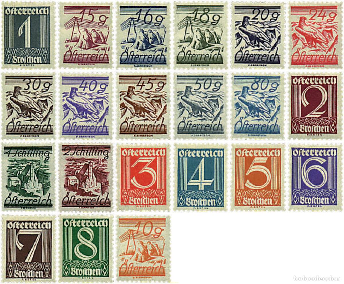 Sellos: 616174 HINGED AUSTRIA 1925 MOTIVOS VARIOS
