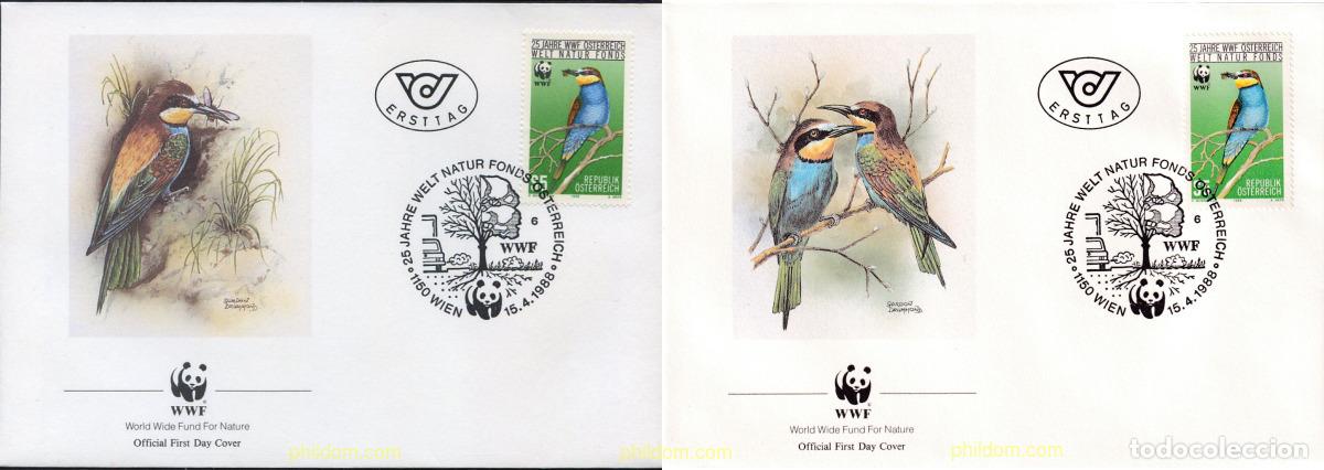 Sellos: 24734 MNH AUSTRIA 1988 ABEJARUCO. 25 ANIVERSARIO DE WWF EN AUSTRIA