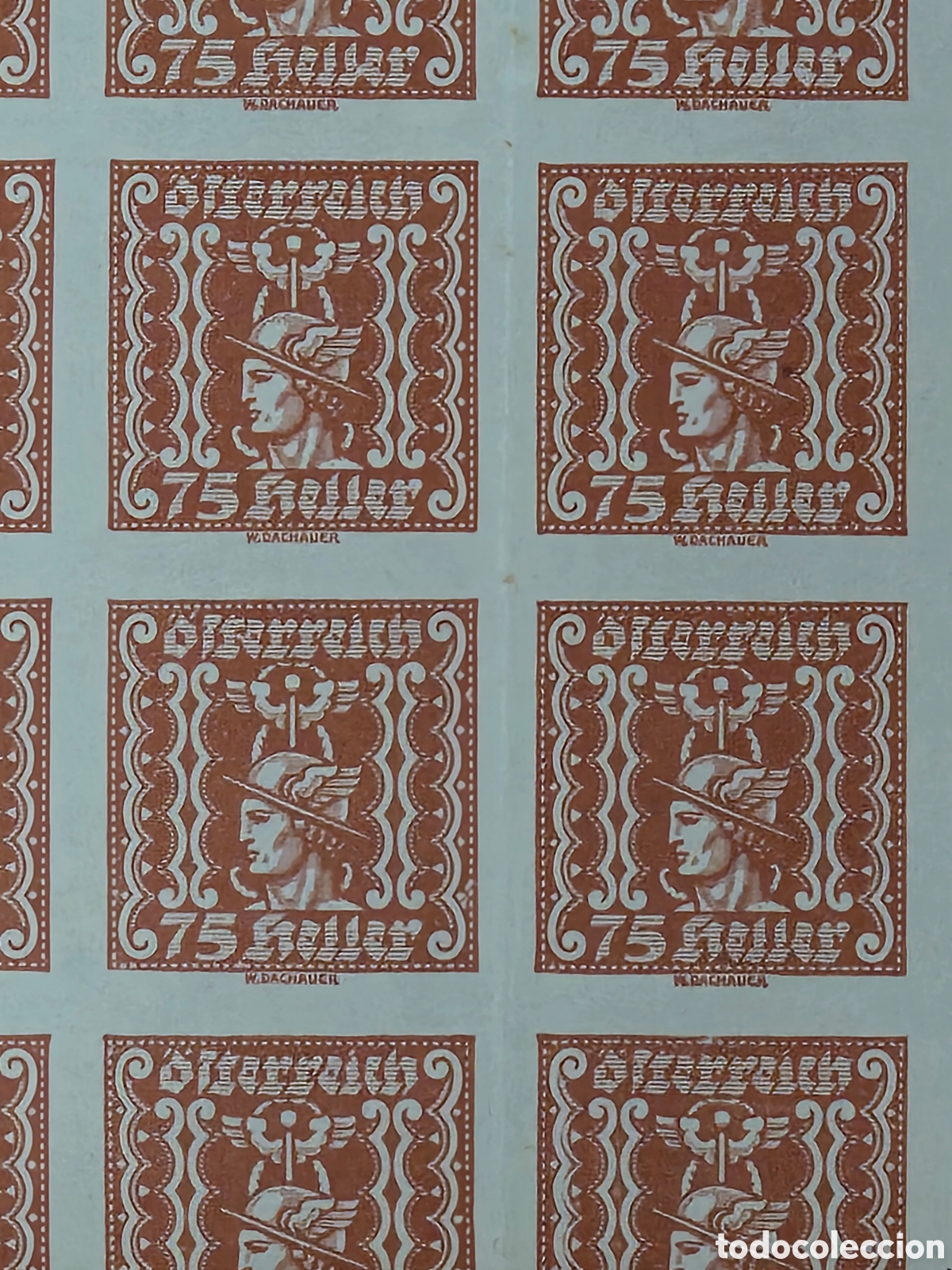 Sellos: Sellos de Austria 75 heller, 1921-1922 - Foto 2