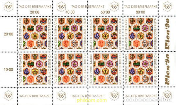 Sellos: 10689 MNH AUSTRIA 1990 DIA DEL SELLO