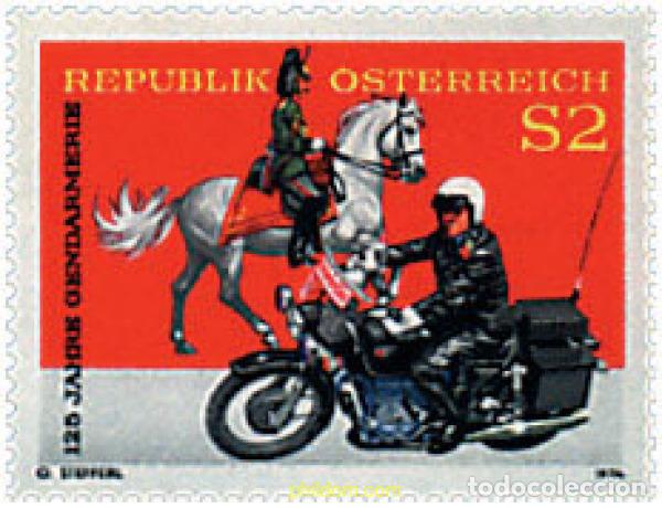 Sellos: 69028 MNH AUSTRIA 1974 125 ANIVERSARIO DE LA POLICIA AUSTRIACA