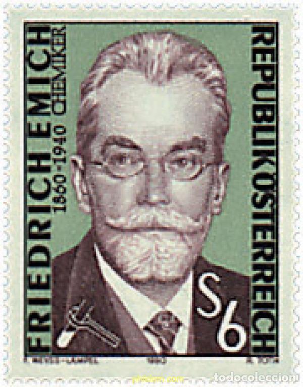 Sellos: 121035 MNH AUSTRIA 1990 50 ANIVERSARIO DE LA MUERTE DE FREDERICH EMICH