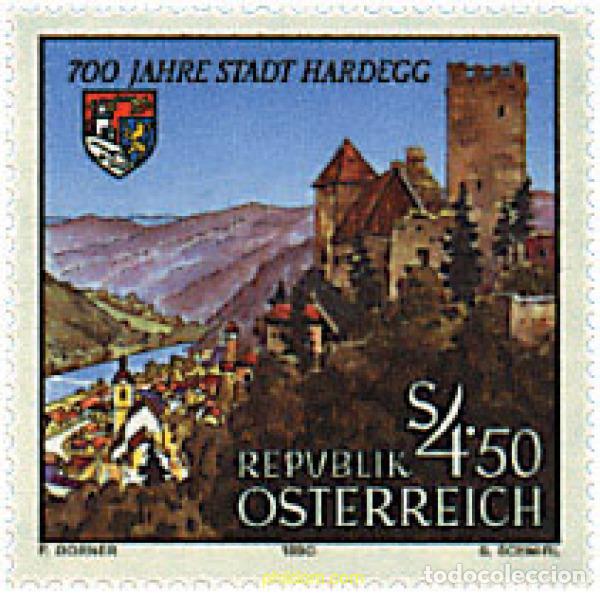 Sellos: 121046 MNH AUSTRIA 1990 700 ANIVERSARIO DE HARDEGG