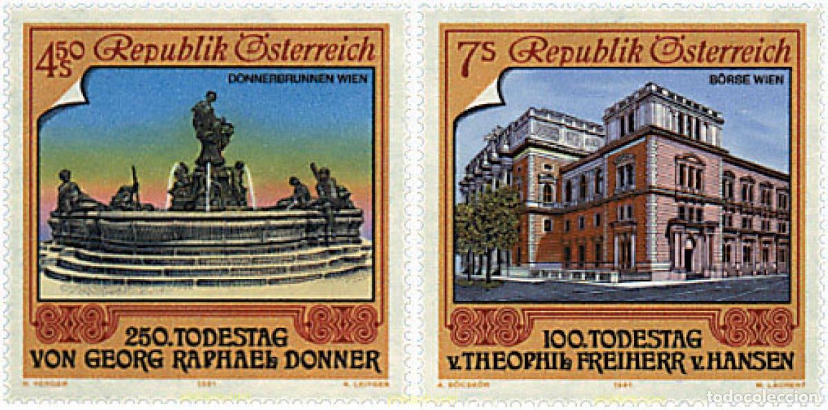 Sellos: 287218 MNH AUSTRIA 1991 ANIVERSARIOS DE ARTISTAS AUSTRIACOS