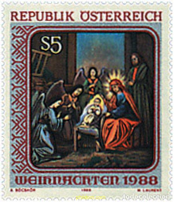 Sellos: 69197 MNH AUSTRIA 1988 NAVIDAD