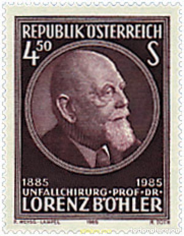 Sellos: 120640 MNH AUSTRIA 1985 CENTENARIO DEL NACIMIENTO DE LORENZ B&Ouml;HLER