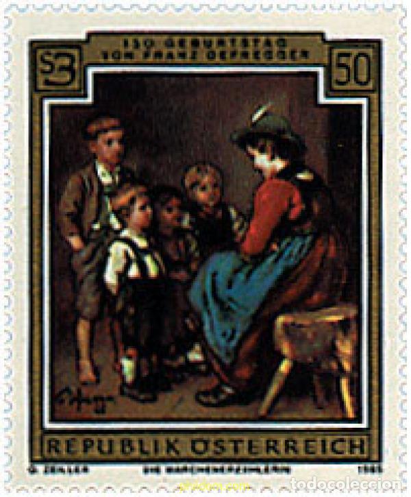 Sellos: 120673 MNH AUSTRIA 1985 150 ANIVERSARIO DEL NACIMIENTO DE FRANZ DEFREGGER