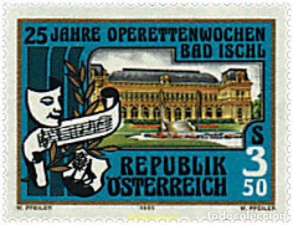 Sellos: 120687 MNH AUSTRIA 1985 25 ANIVERSARIO DEL FESTIVAL DE OPERETA