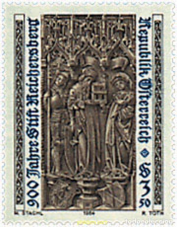 Sellos: 120551 MNH AUSTRIA 1984 900 ANIVERSARIO DE LA ABADIA DE REICHERSBERG