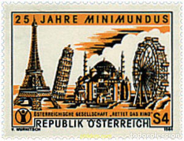 Timbres: 120573 MNH AUSTRIA 1984 25 A&Ntilde;OS DEL MINIMUNDUS