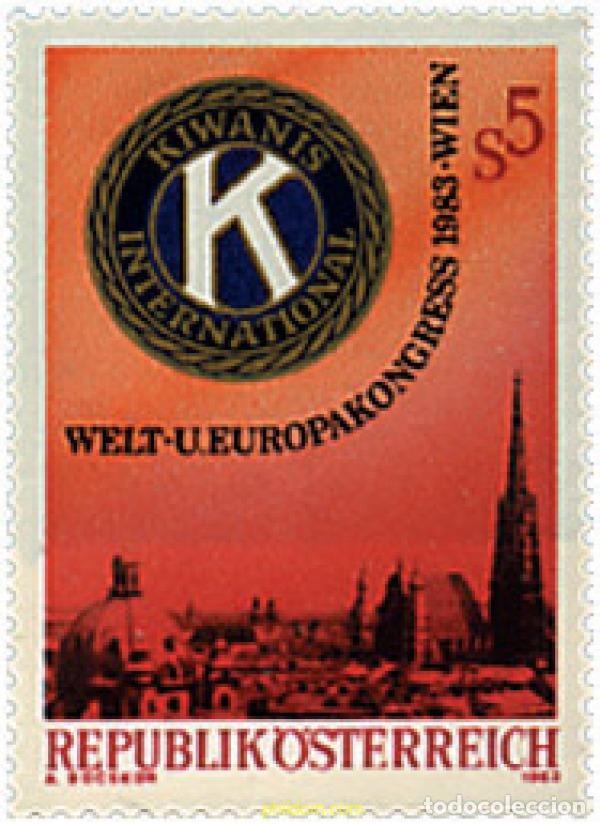 Timbres: 120454 MNH AUSTRIA 1983 CONGRESO EUROPEO DE KIWANIS INTERNATIONAL