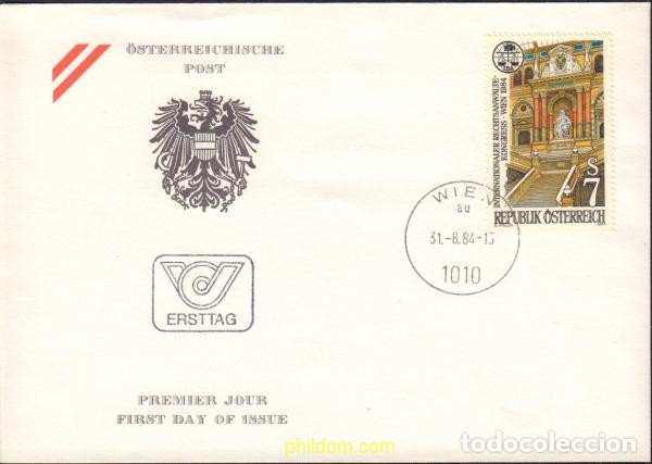Timbres: 576055 MNH AUSTRIA 1984 CONGRESO INTERNACIONAL DE ABOGADOS