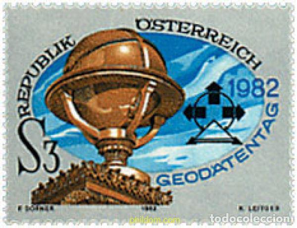 Timbres: 120398 MNH AUSTRIA 1982 DIA DE LOS ESPECIALISTAS EN GEODESIA