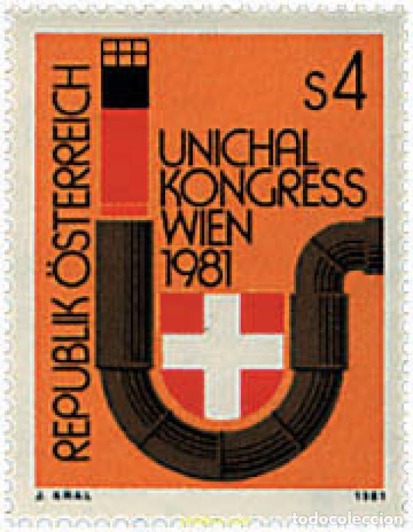 Sellos: 120302 MNH AUSTRIA 1981 20 CONGRESO DE LA UNICHAL