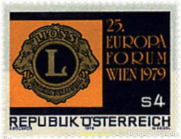 Sellos: 69144 MNH AUSTRIA 1979 25 FORUM EUROPEO DE LOS LIONS