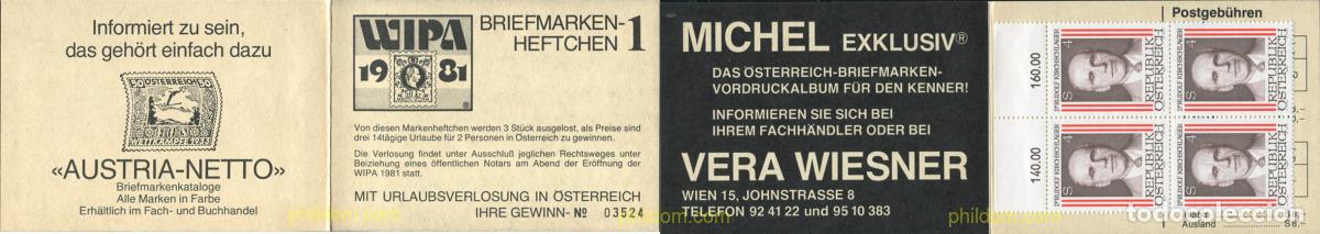 Sellos: 599725 MNH AUSTRIA 1980 65 ANIVERSARIO DE RUDOLF KIRCHSCHLAGER