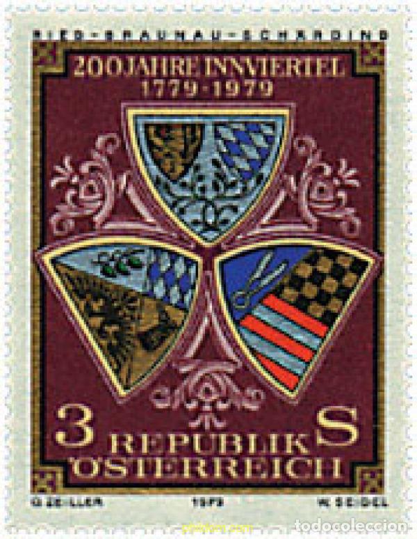 Sellos: 120194 MNH AUSTRIA 1979 BICENTENARIO DE LA REGION DE INNVIERTEL