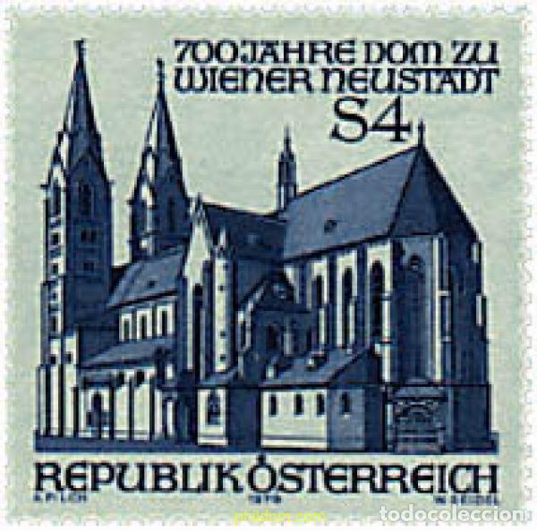 Sellos: 120170 MNH AUSTRIA 1979 7 CENTENARIO DE LA CATEDRAL DE WIENER NEUSTADT