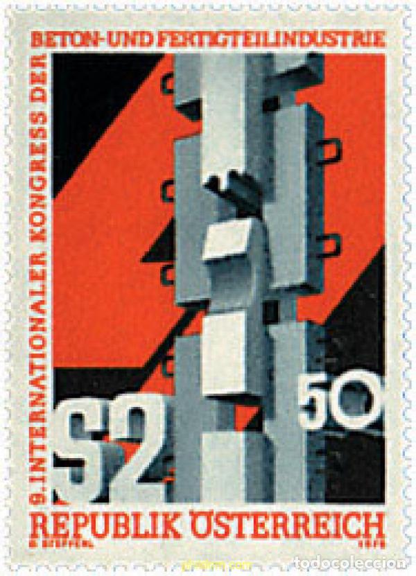 Sellos: 69127 MNH AUSTRIA 1978 CONGRESO INTERNACIONAL DE HORMIGON MANUFACTURADO