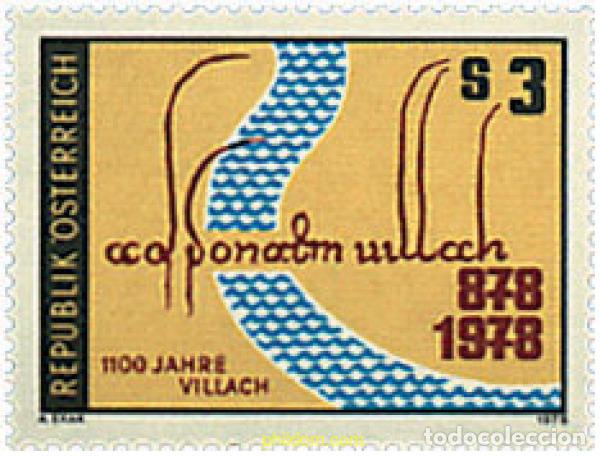 Sellos: 69128 MNH AUSTRIA 1978 1100 ANIVERSARIO DE LA CIUDAD DE VILLACH
