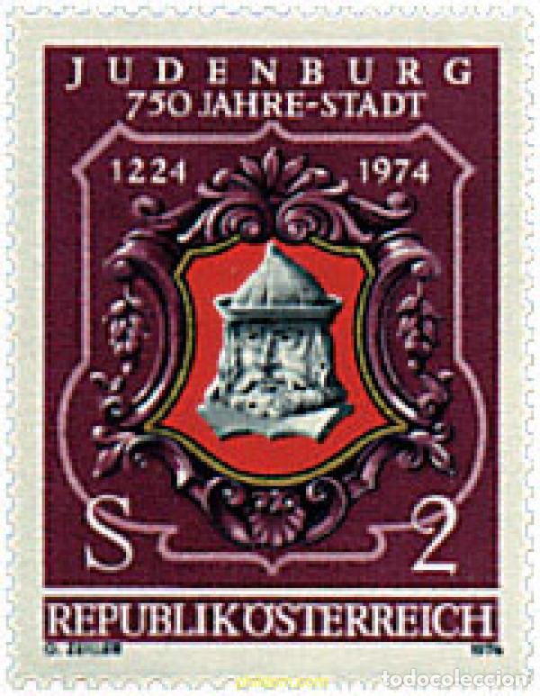 Sellos: 69015 MNH AUSTRIA 1974 750 ANIVERSARIO DE LA CIUDAD DE JUDENBURG