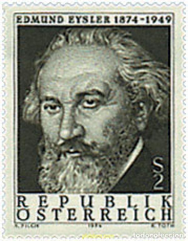 Timbres: 69025 MNH AUSTRIA 1974 CENTENARIO DEL NACIMIENTO DE EDMUND EYSLER
