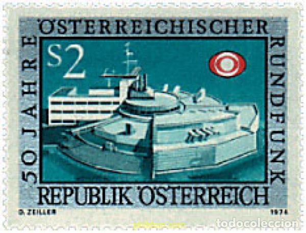 Timbres: 69024 MNH AUSTRIA 1974 50 ANIVERSARIO DE LA RADIO AUSTRIACA