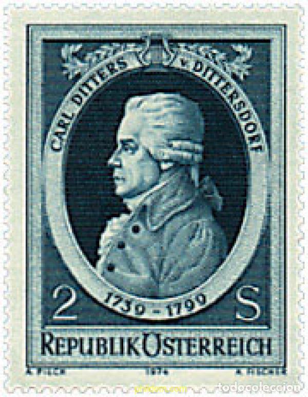 Timbres: 69026 MNH AUSTRIA 1974 175 ANIVERSARIO DE LA MUERTE DE KARL DITTERS VON DITTERSDORF