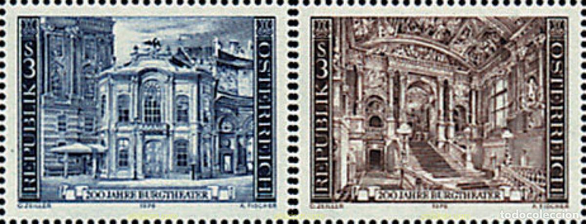 Briefmarken: 106204 MNH AUSTRIA 1976 BICENTENARIO DEL BURGTHEATER DE VIENA